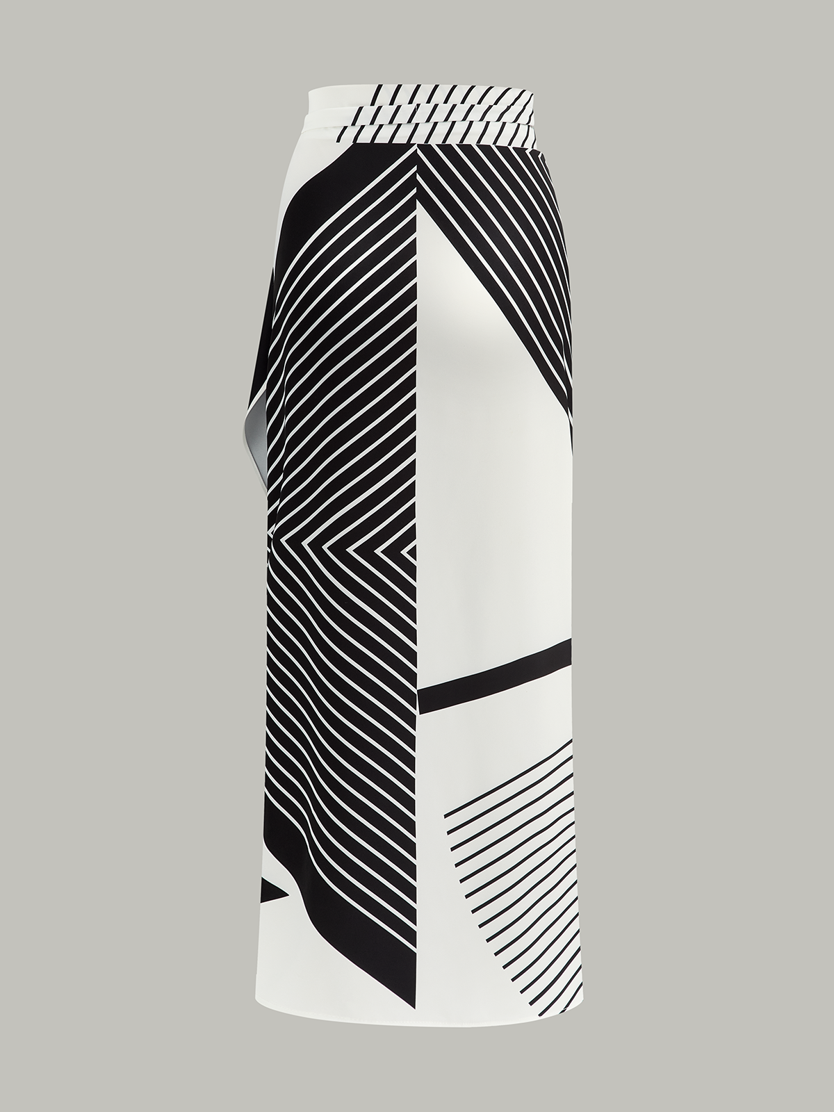 Sleeveless Top and Print Wrap Skirt Set