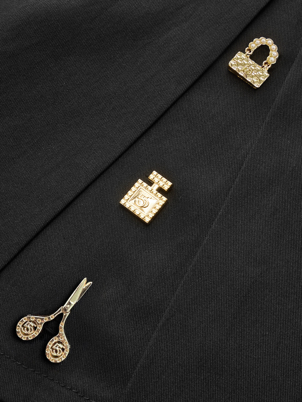 Asymmetrical Skort with Metal Decor