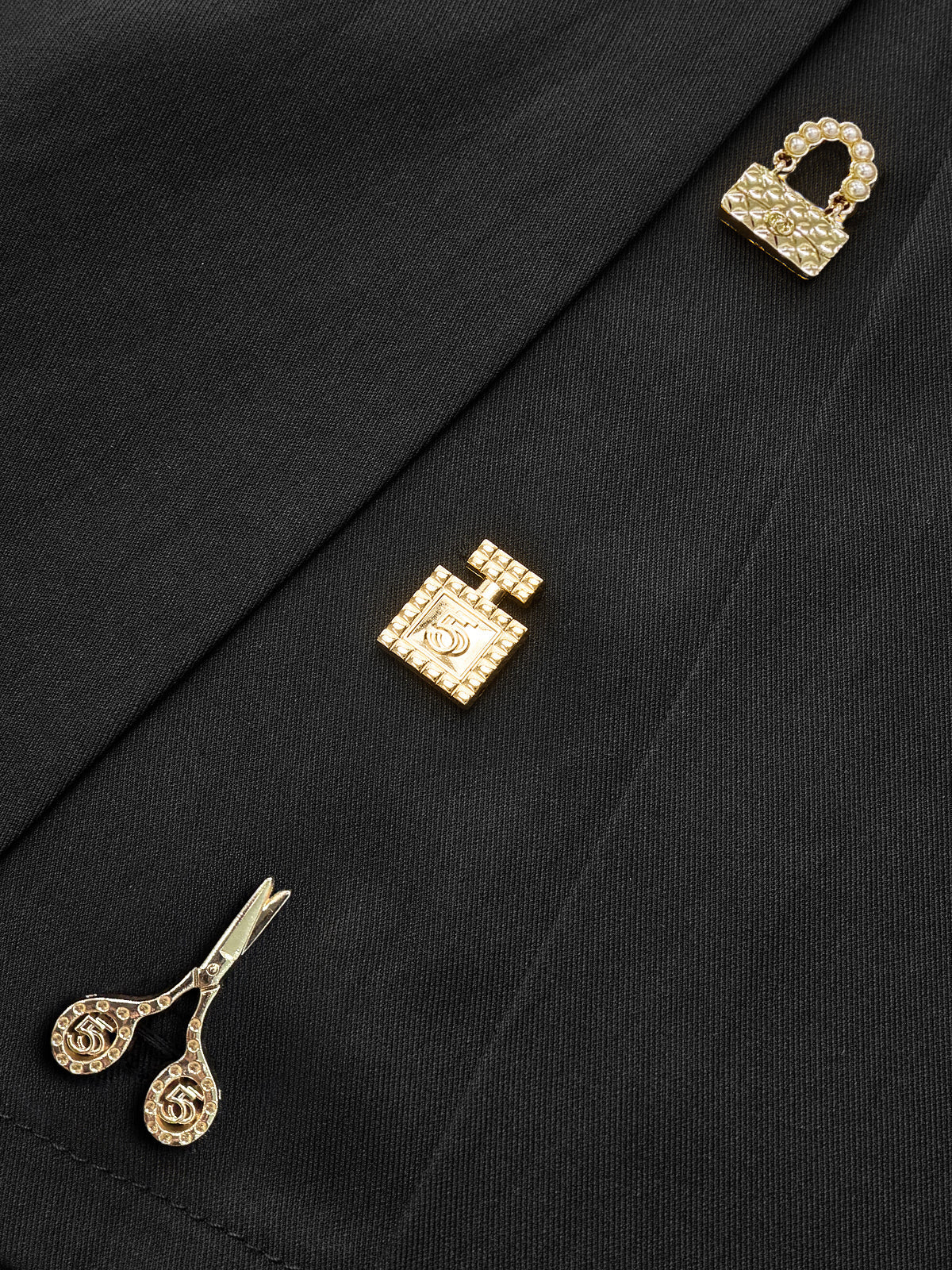 Asymmetrical Skort with Metal Decor