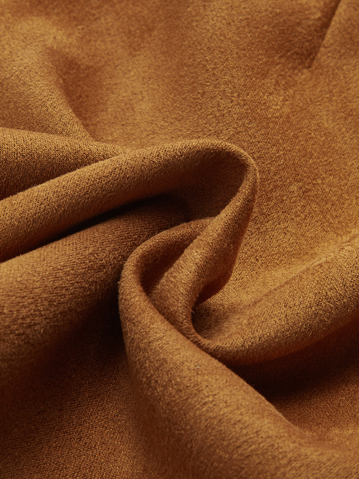 Suede Effect Ruched Mini Skirt