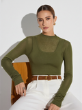 2 in 1 Long Sleeve Knit Top