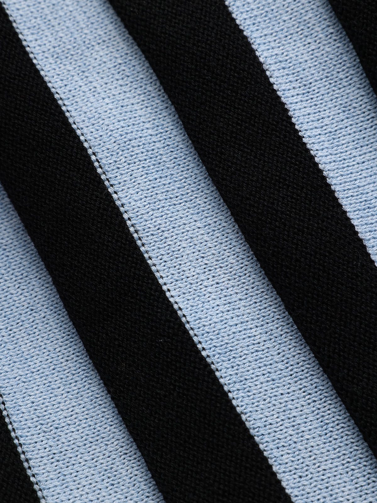 Wool Blend Halter Stripe Knit Top