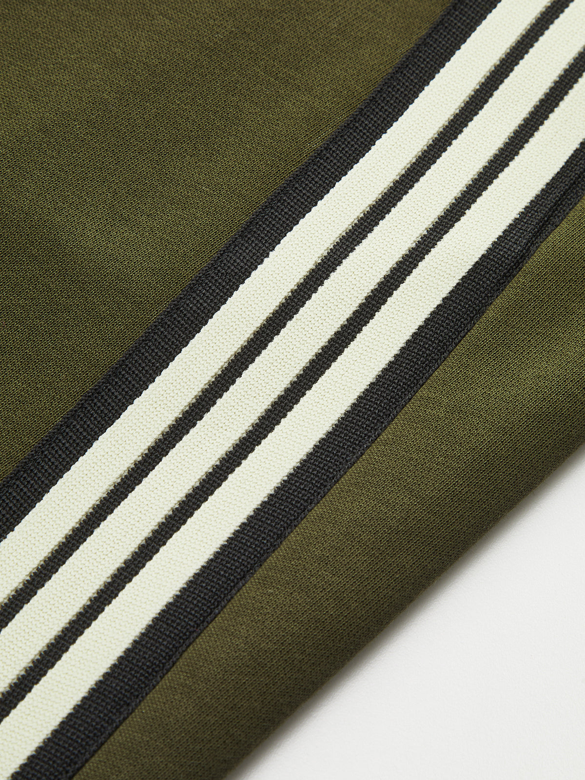 Striped Drawstring Wide-Leg Sweatpants