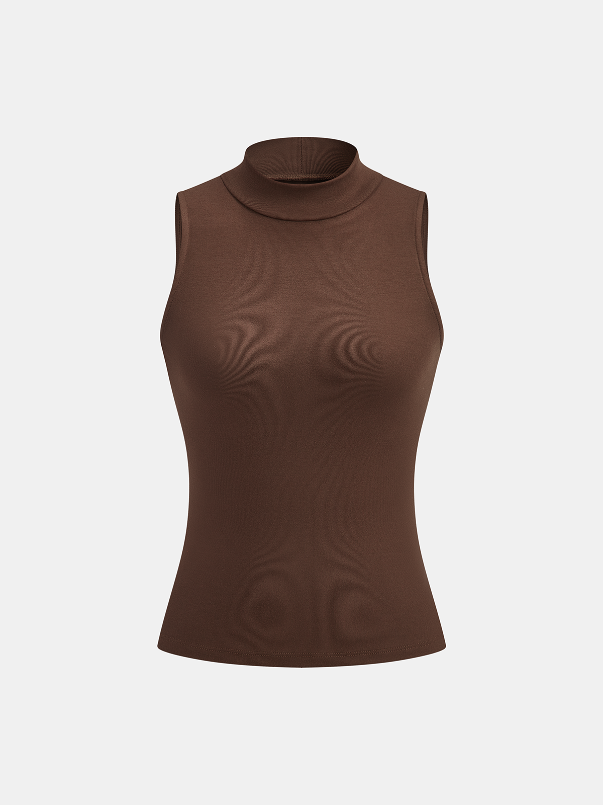 Mock Neck Top with Faux Leather Skirt Set