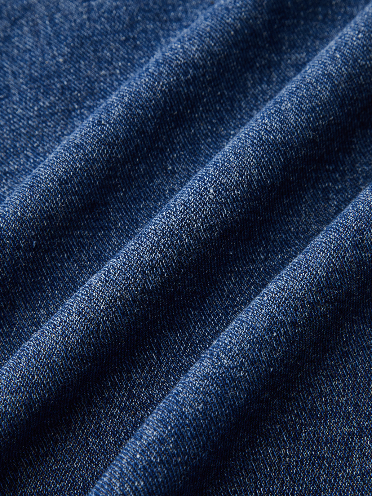 Frayed Hem Denim Midi Skirt