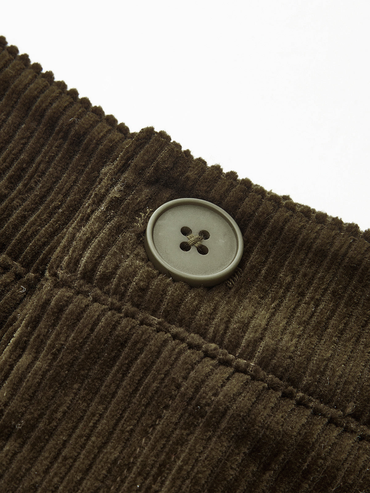 Corduroy Curved-Leg Pants