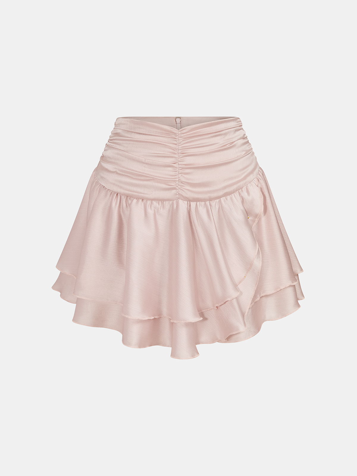 3D Rose One-Shoulder Top & Mini Skirt Set