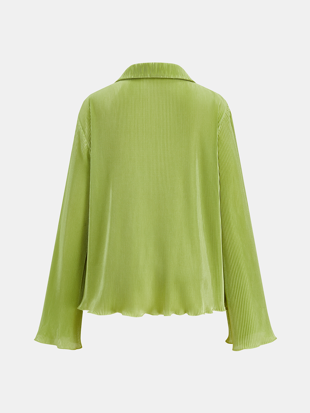 Pleated Twist Front Crop Shirt & Shorts Set