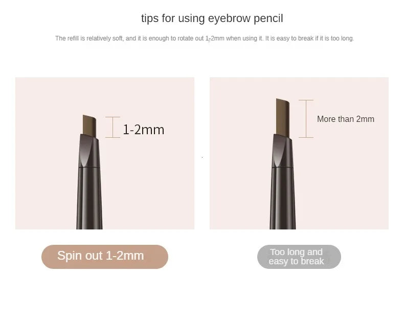 2 in 1 Professional eyebrow pencil