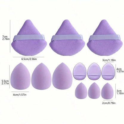 12-Piece Makeup Puffs