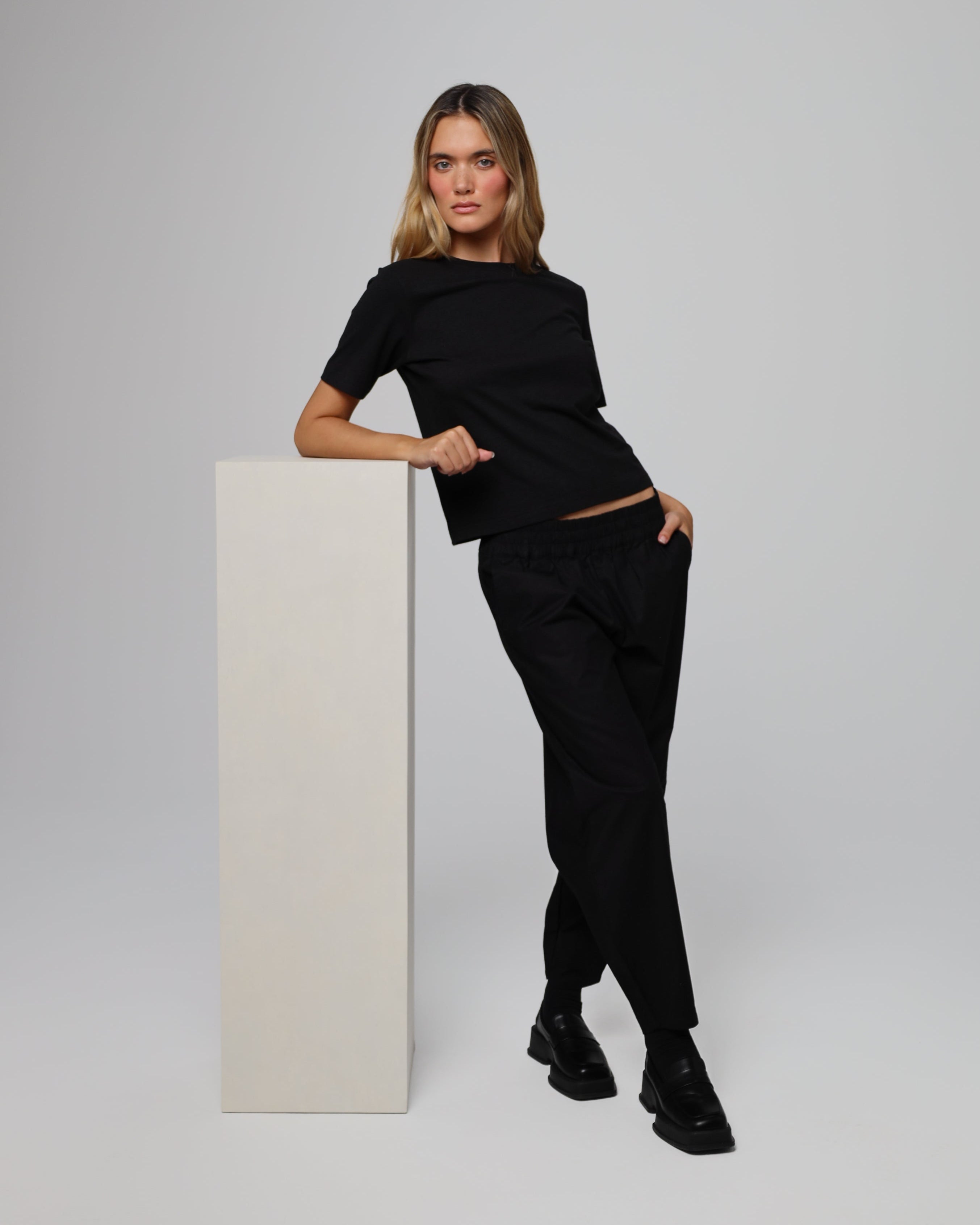 Aella Mid Rise Relaxed Pants