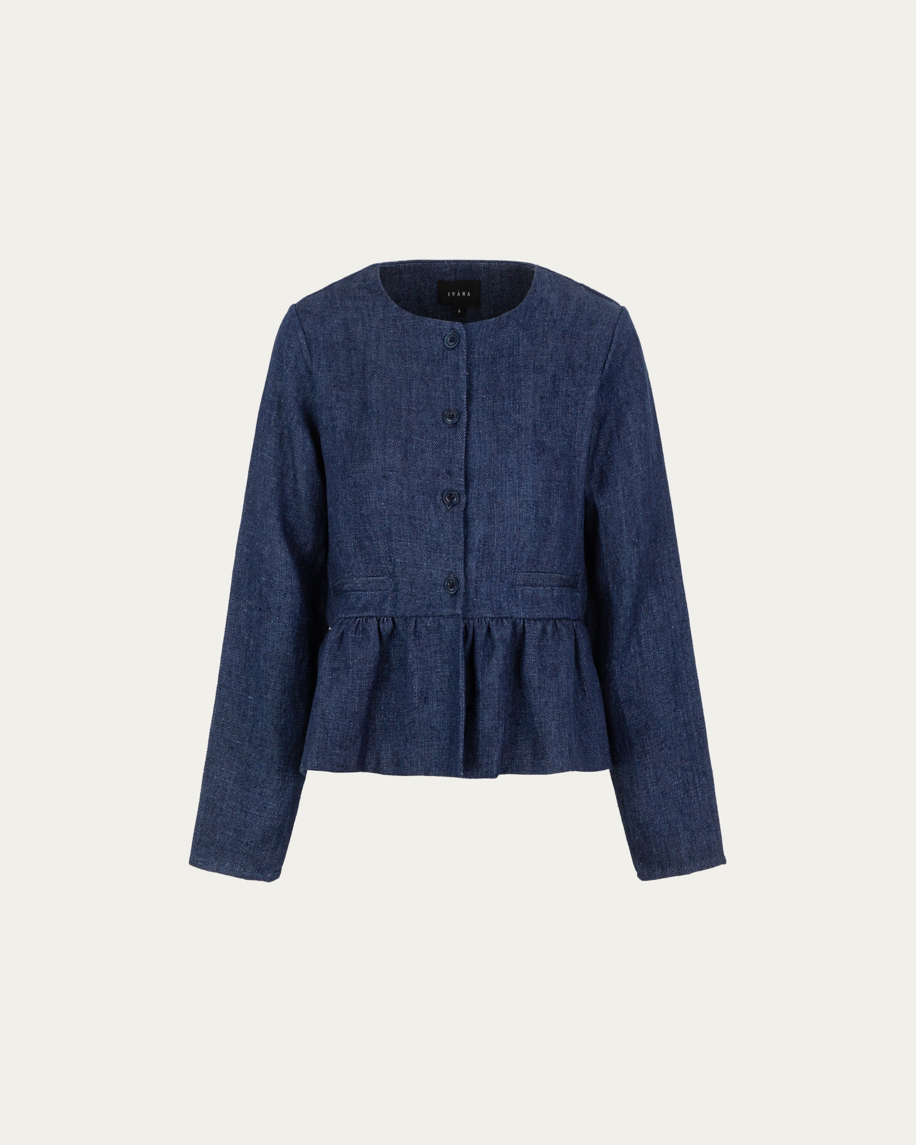 Denim Atelier Peplum Jacket