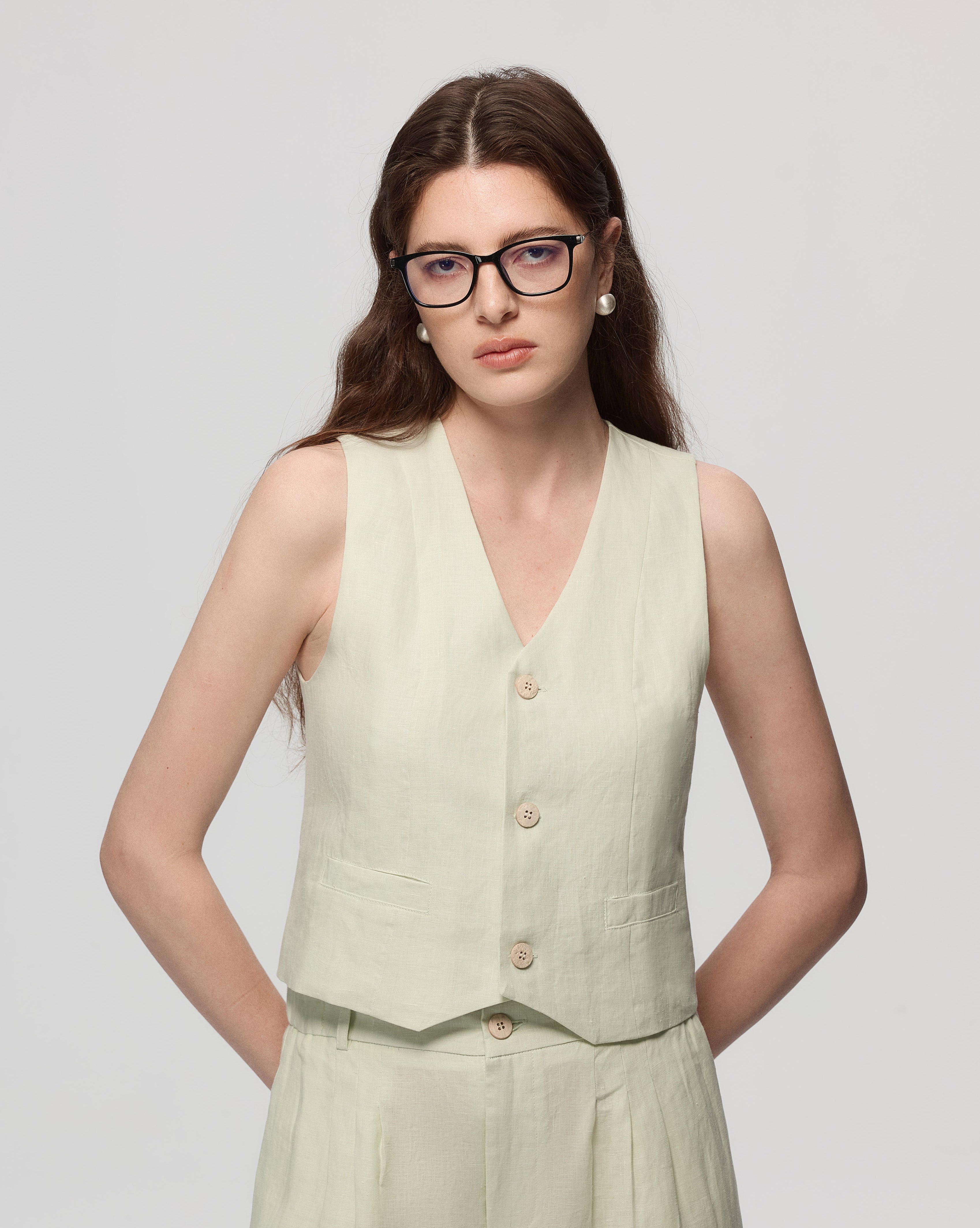 Juana Hemp Tailored Vest