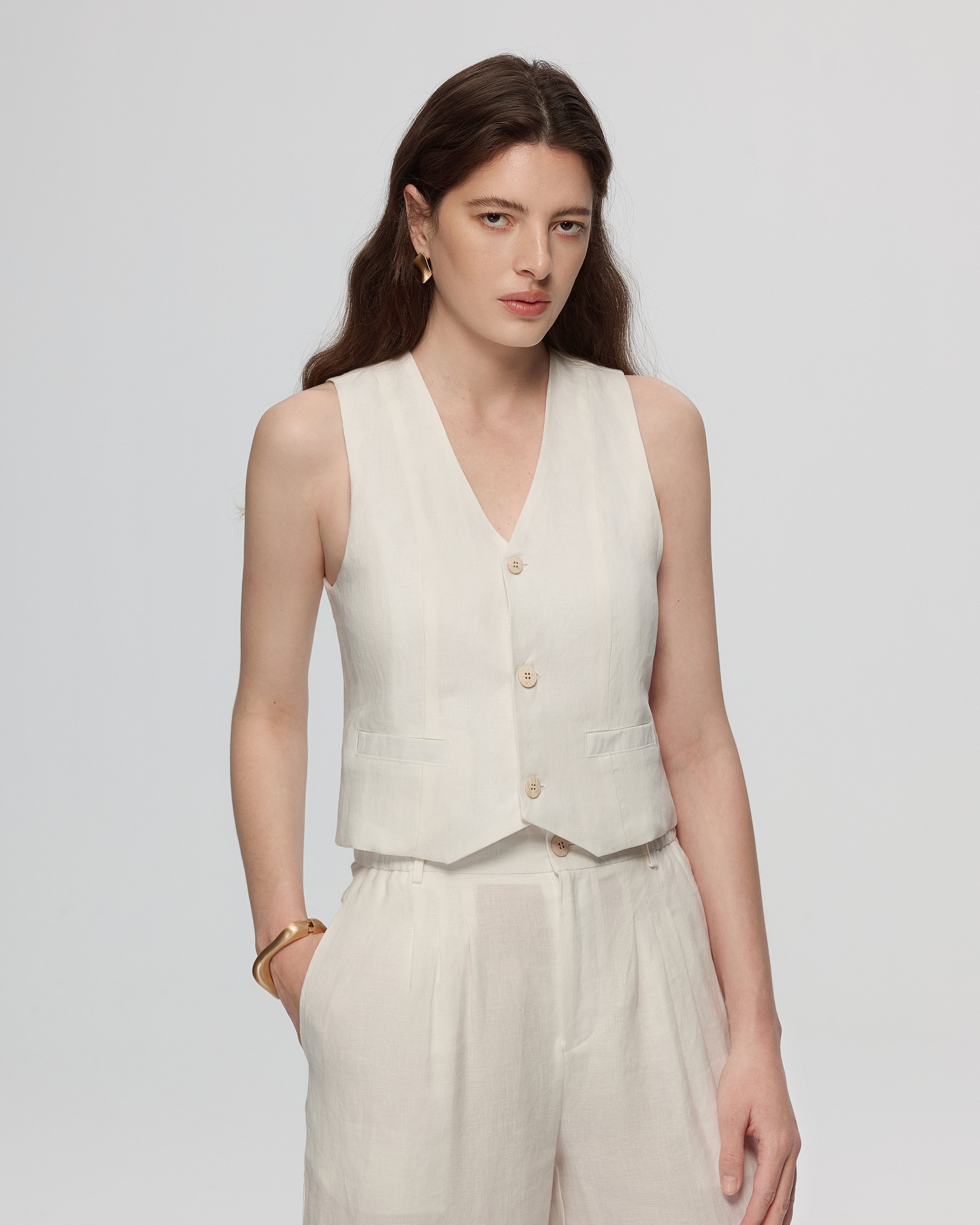 Juana Hemp Tailored Vest