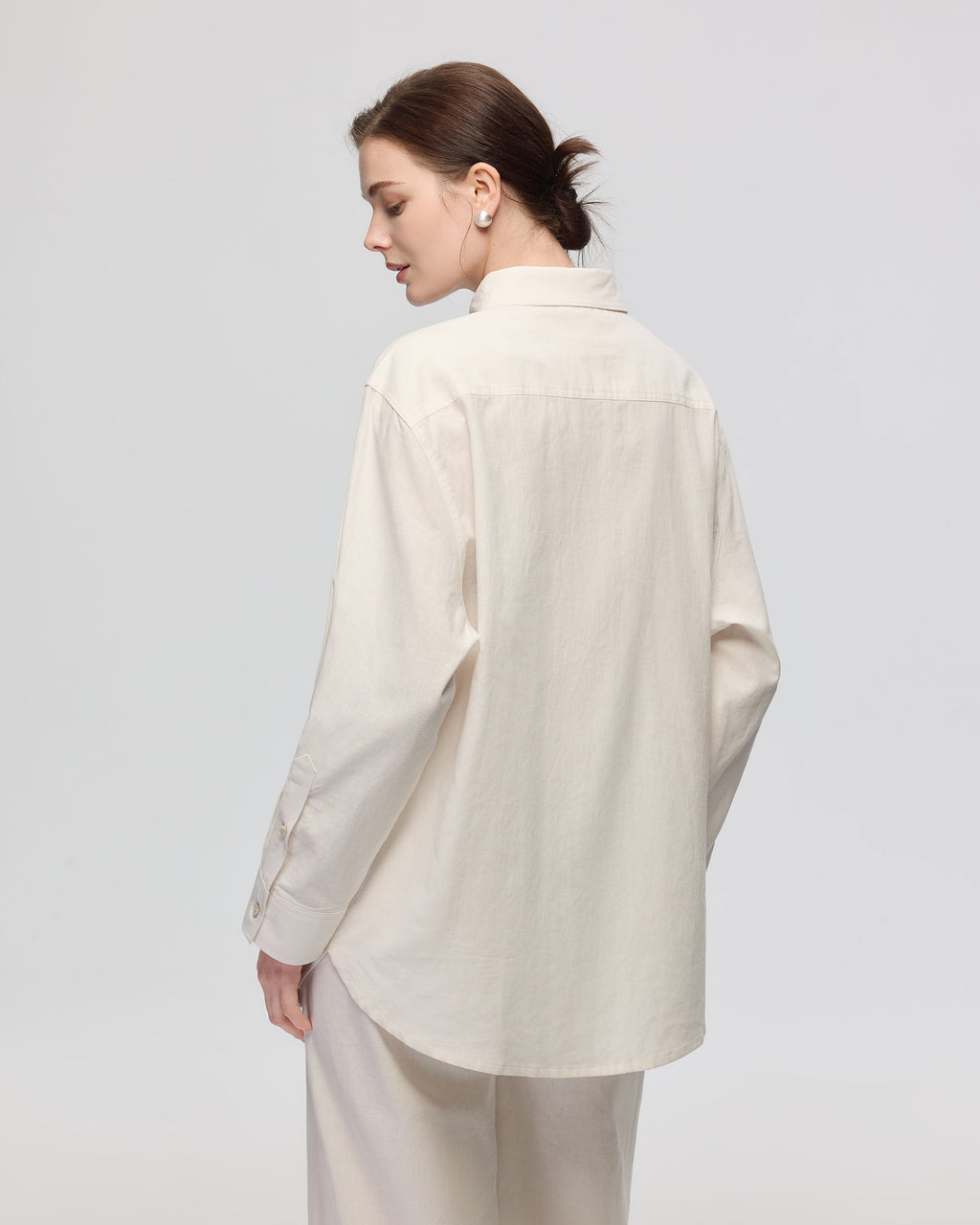 Lyricist Natural Oversized Shirt