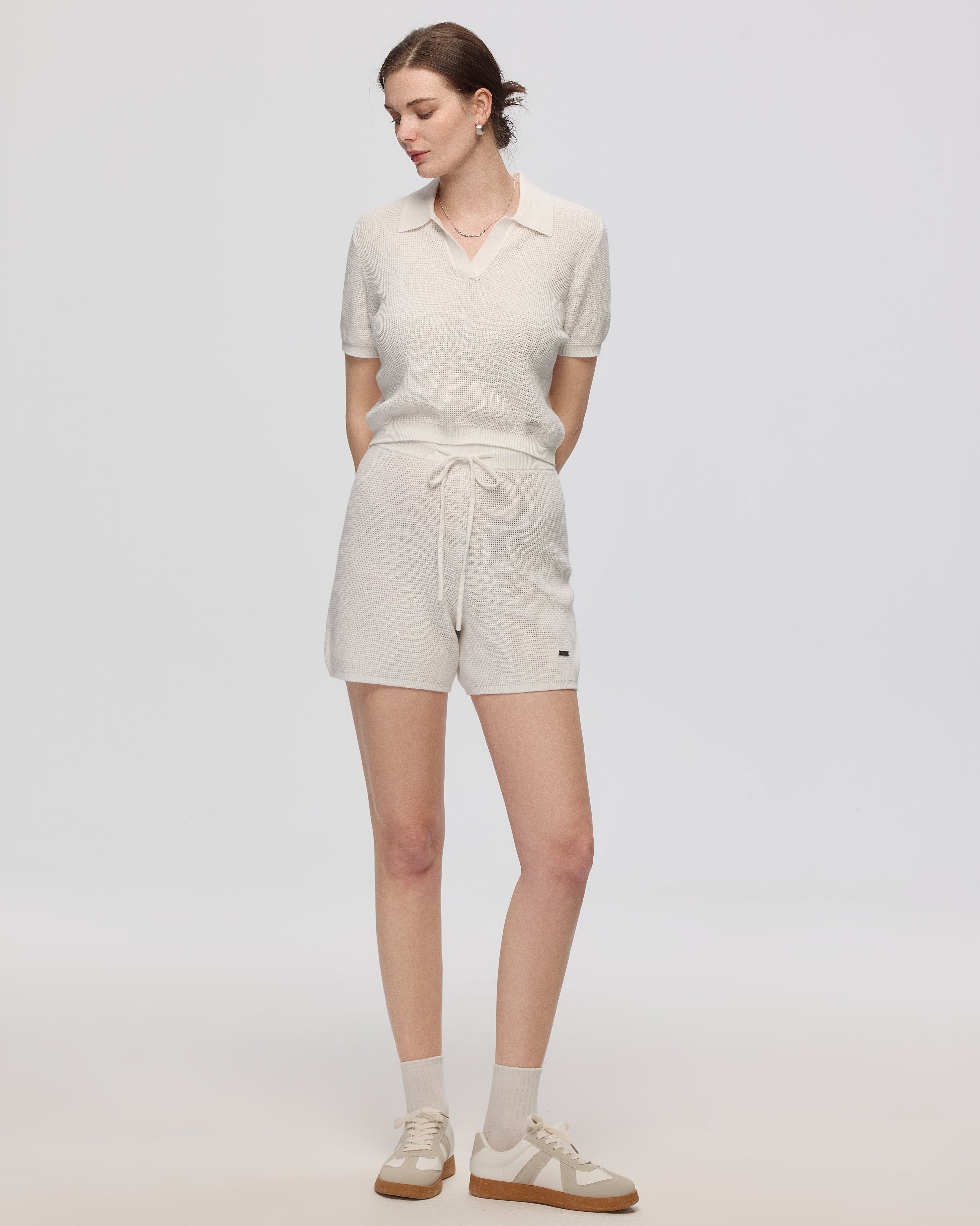 Noa Open Knit Shorts