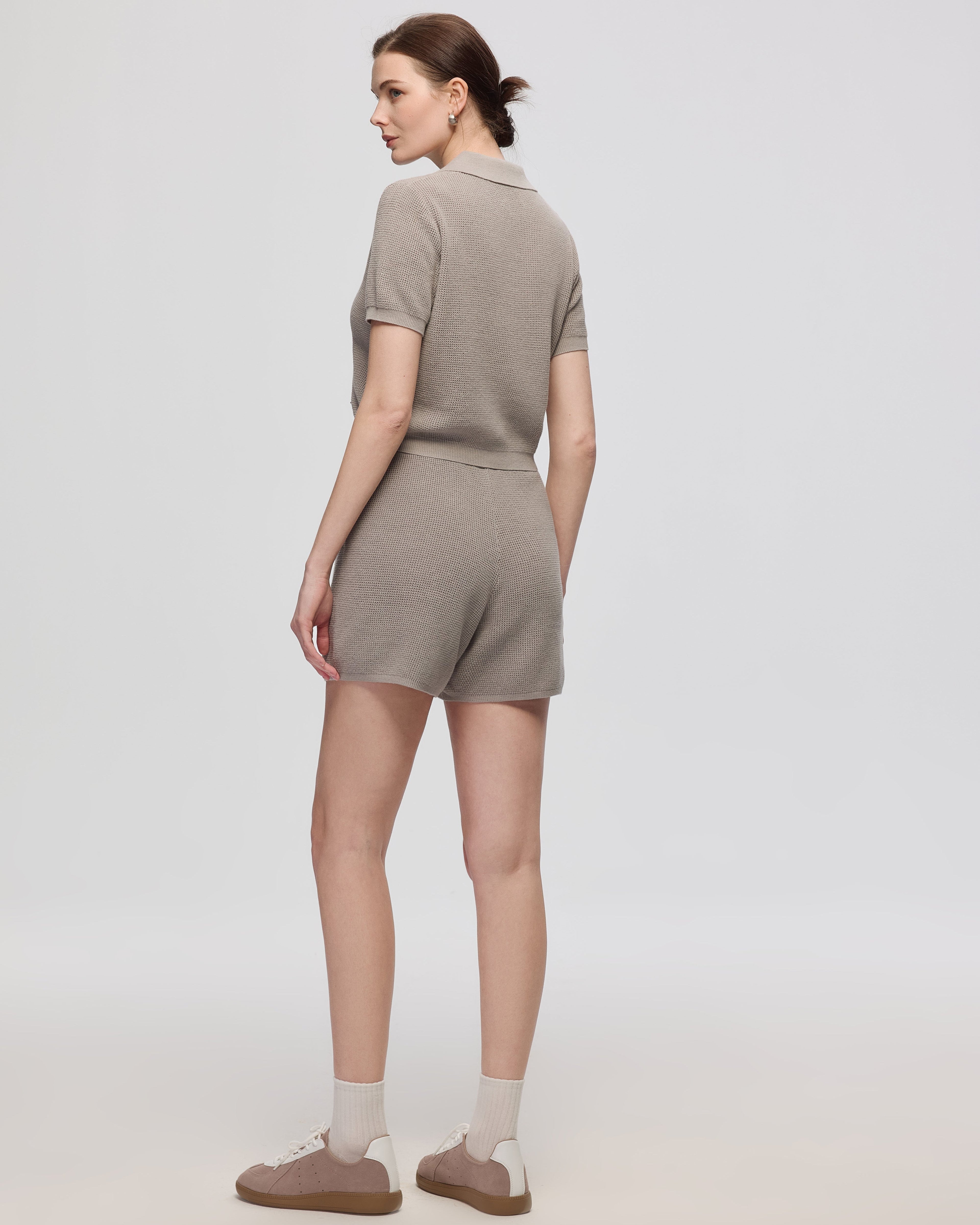 Noa Open Knit Shorts