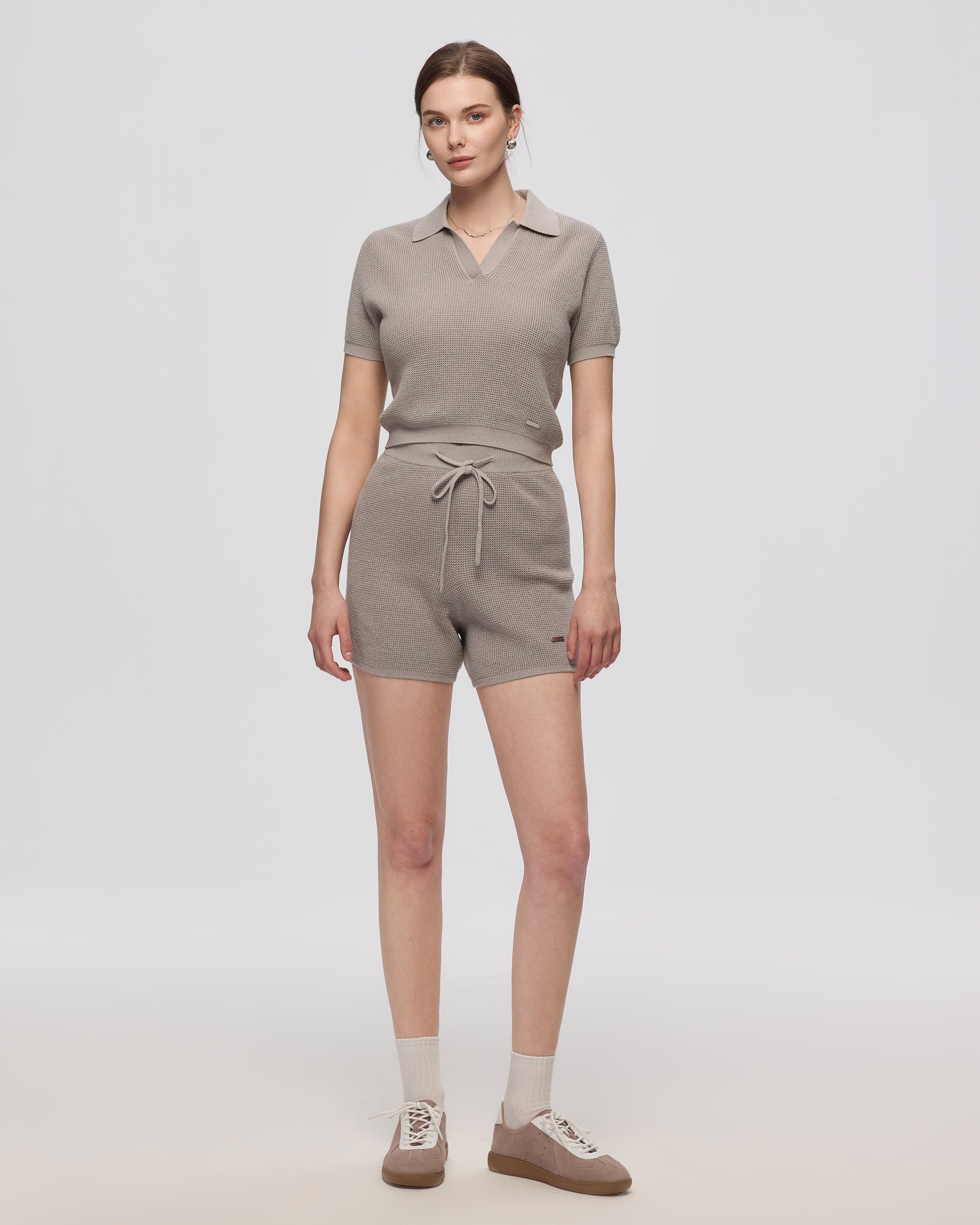 Noa Open Knit Shorts