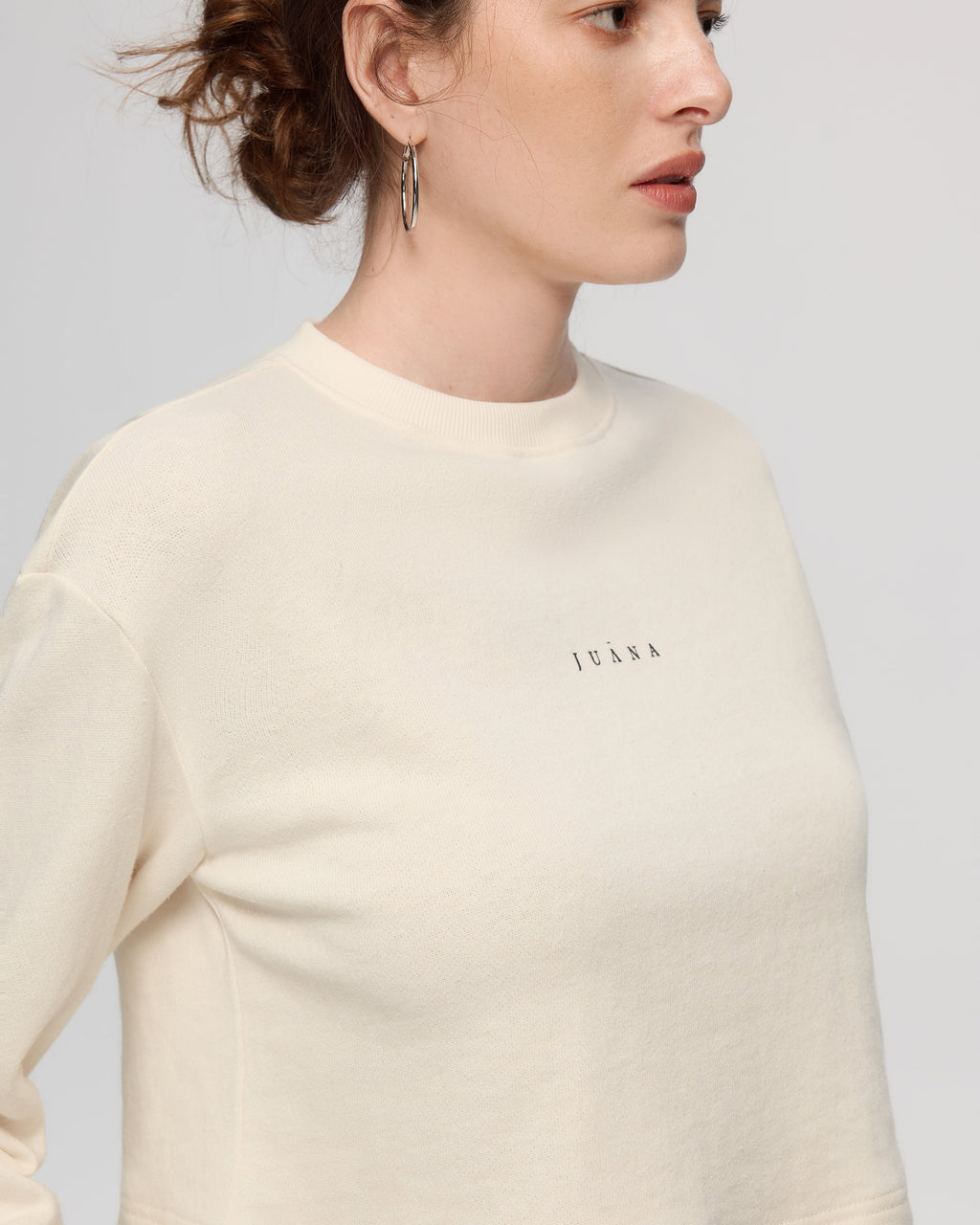 Off Hours Natural Crewneck Sweater