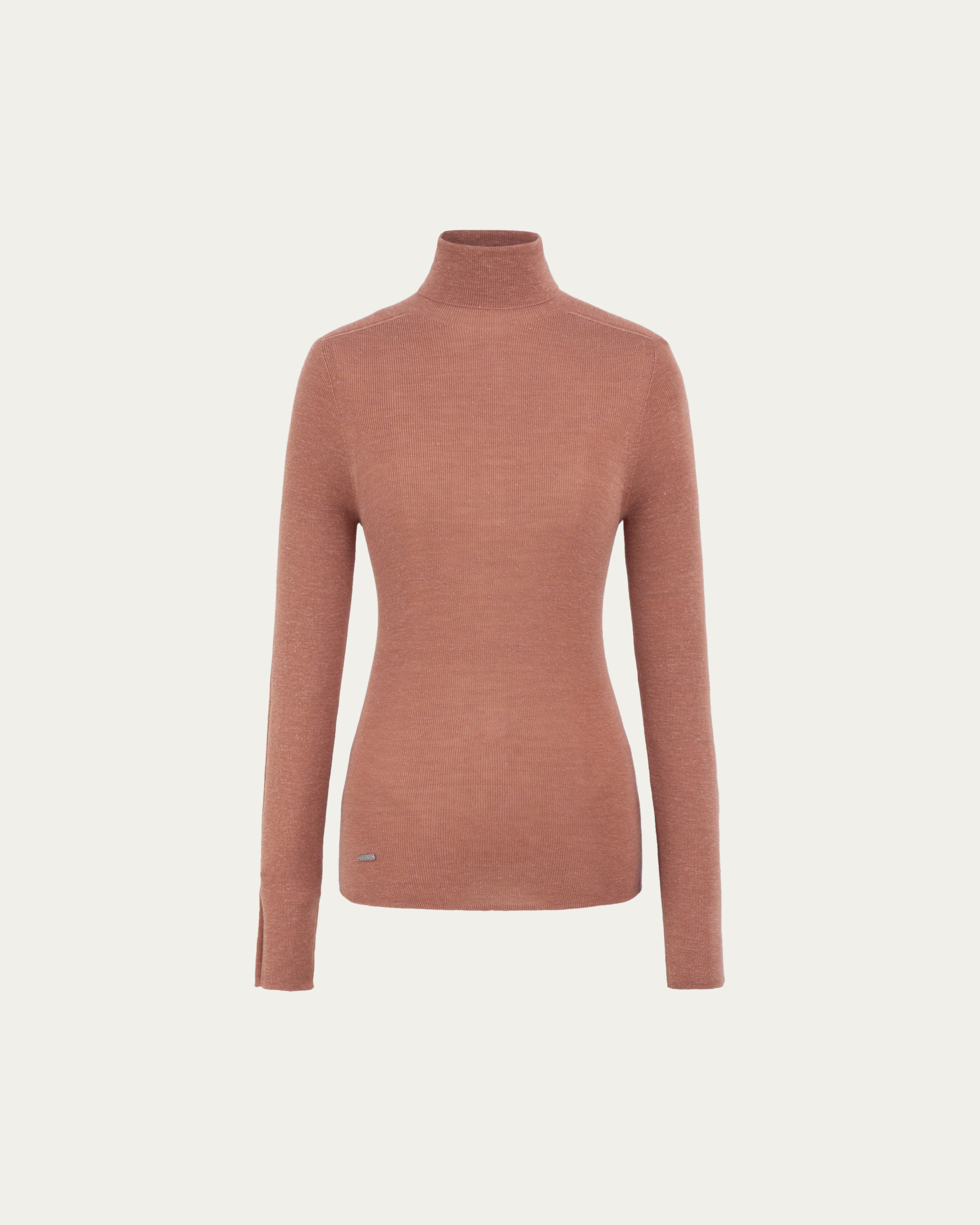 Ossa Knitted Hemp Turtleneck