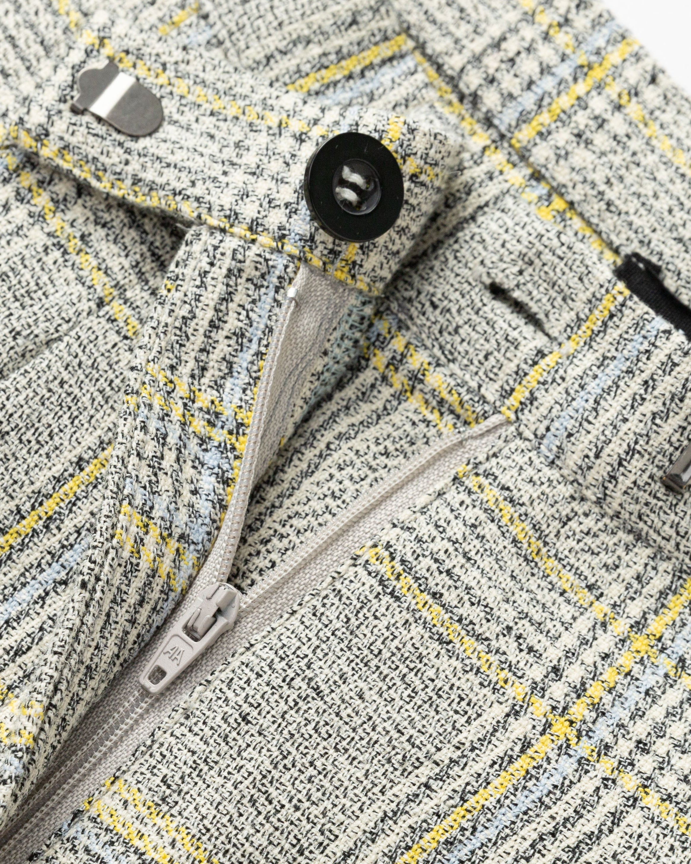 Plaid Theory High Rise Trousers