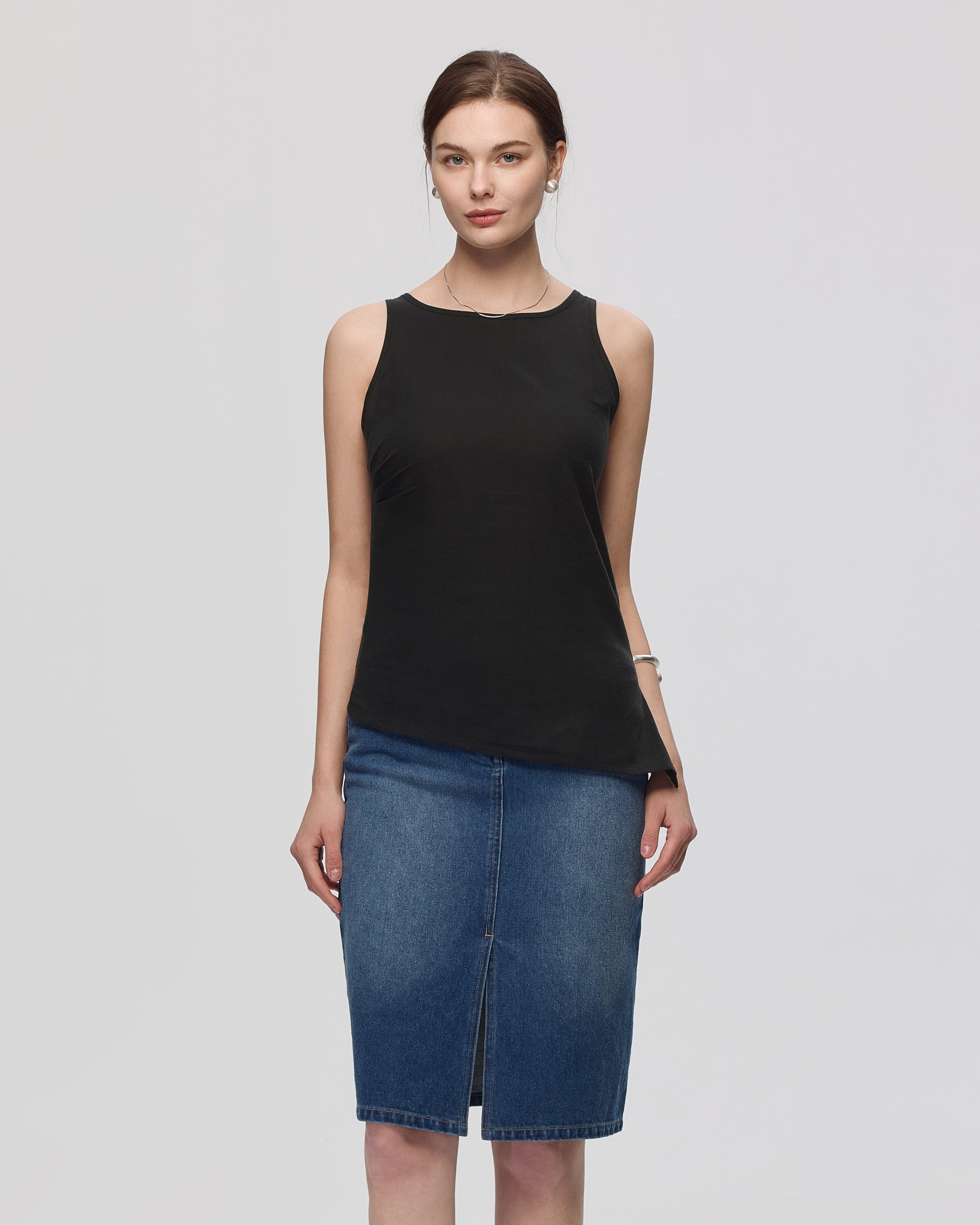 Sienna Pleated Tank