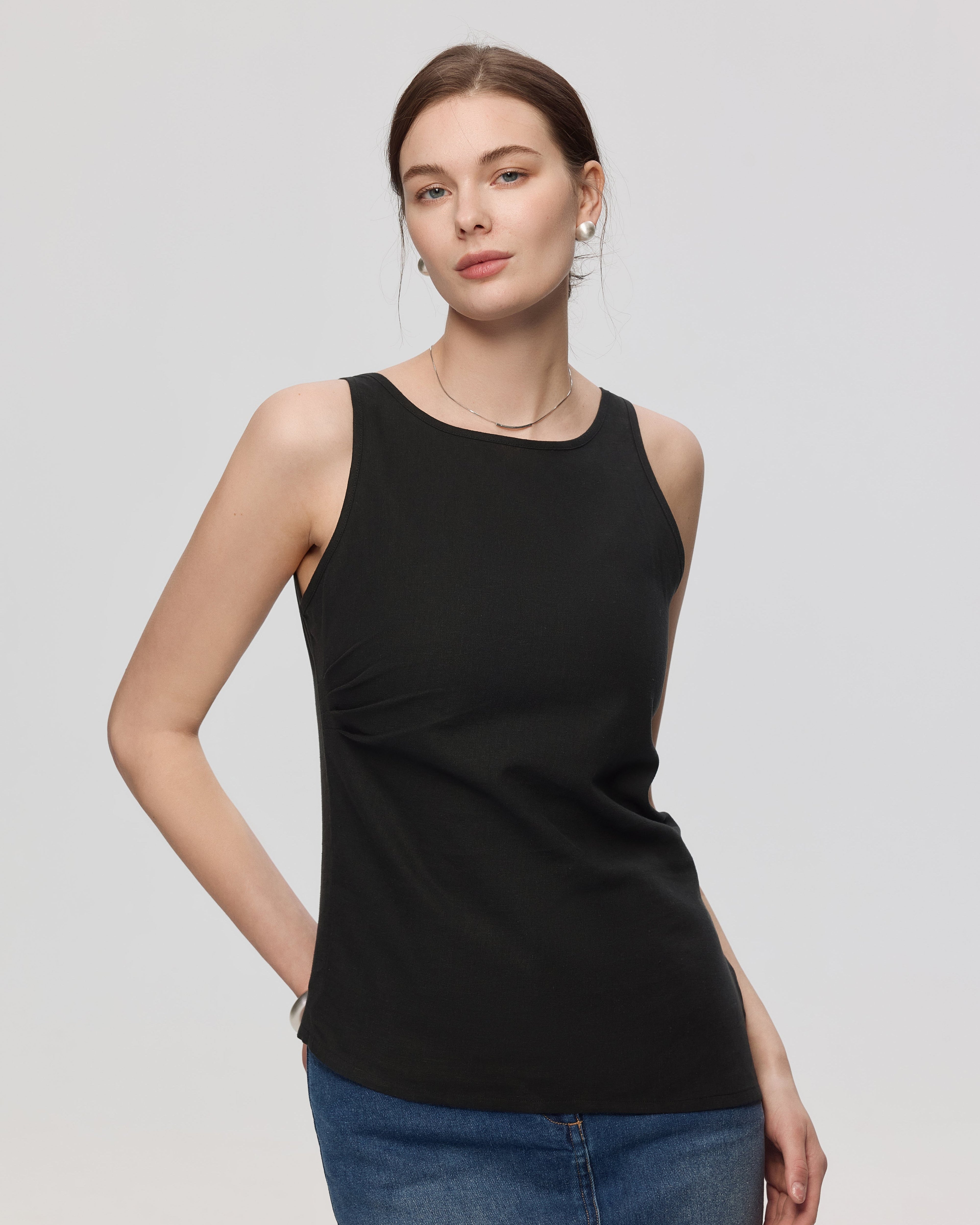 Sienna Pleated Tank
