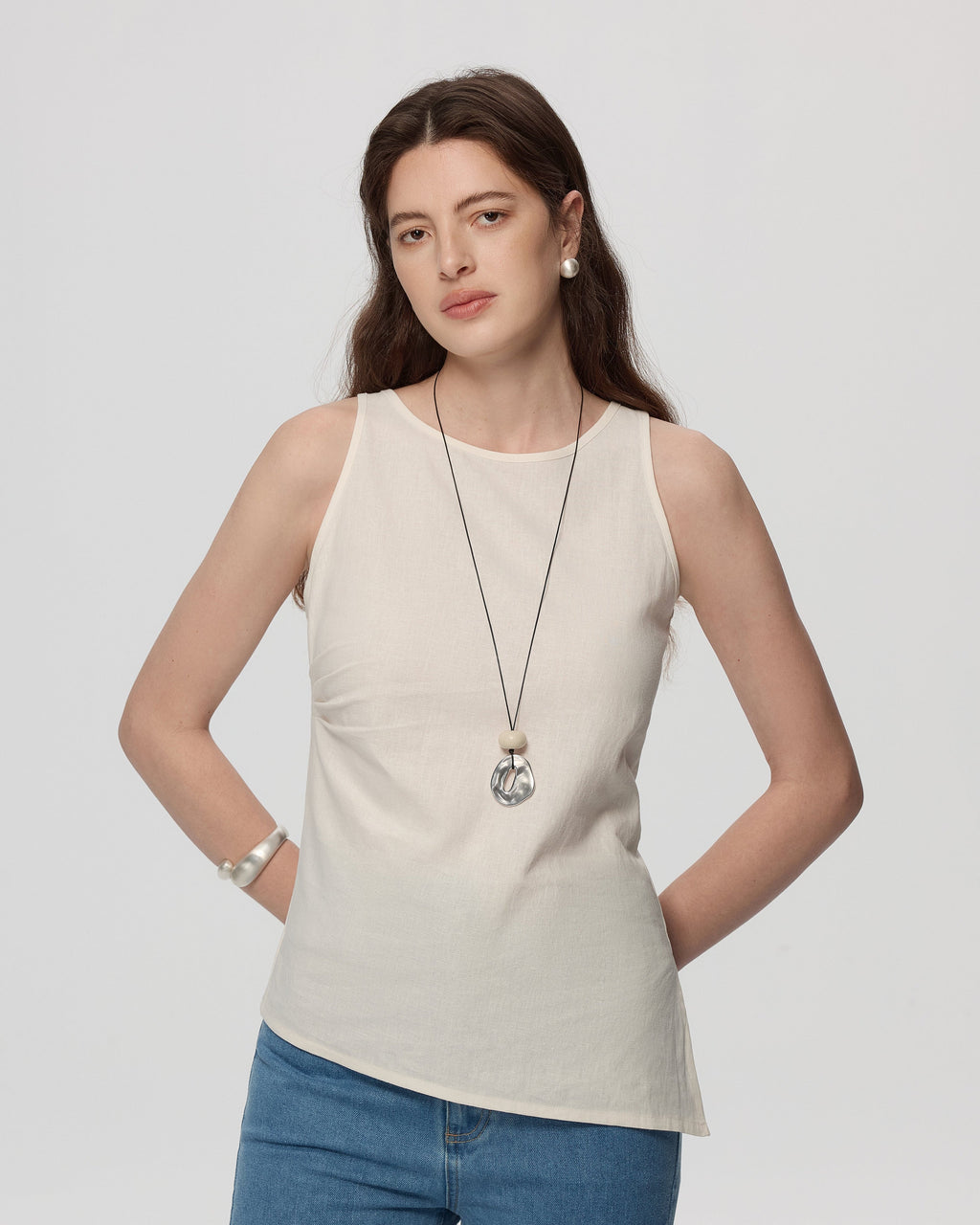 Sienna Pleated Tank